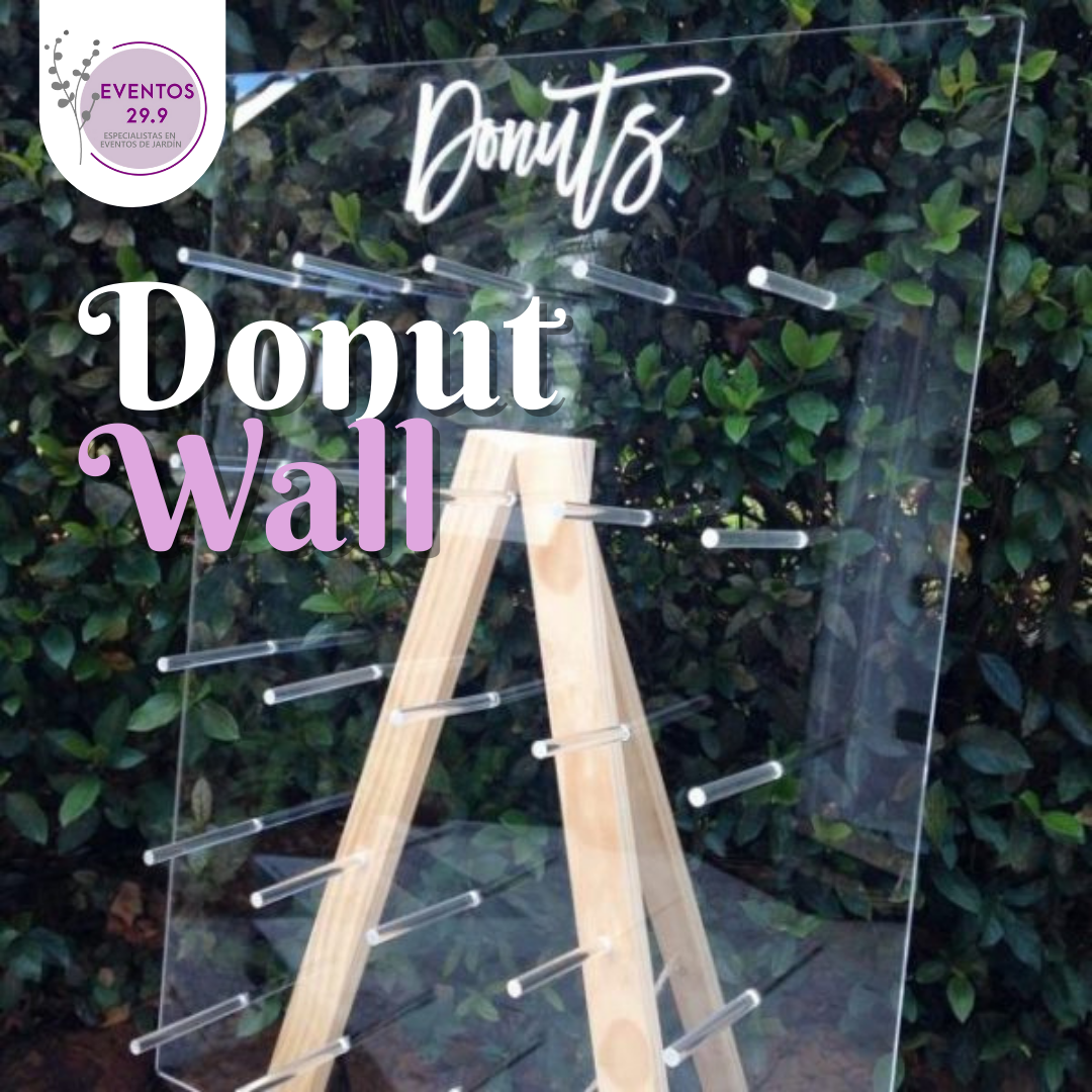 Alquiler de Donut Wall (30 donas)