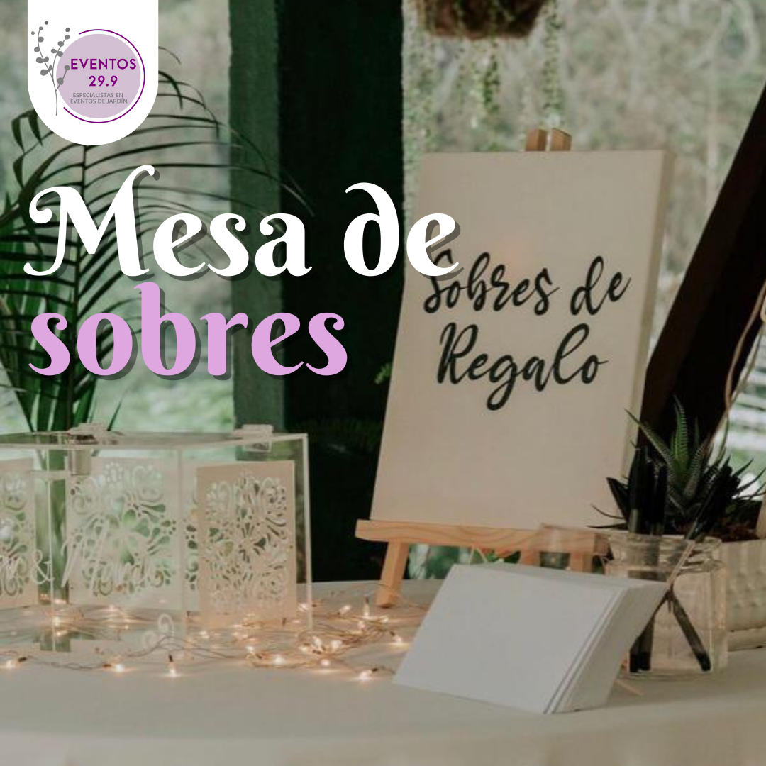 Mesa de sobres (alquiler)