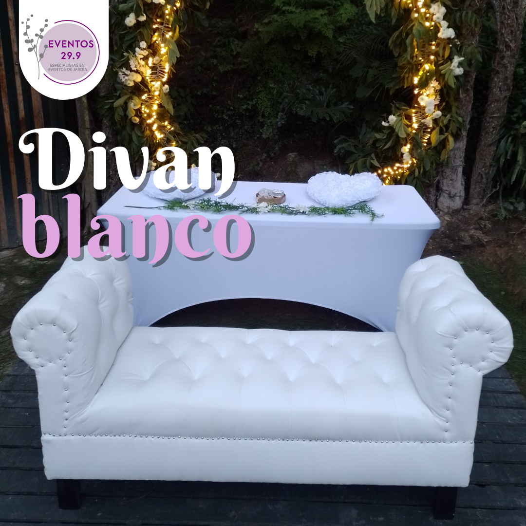 Alquiler de Divan Blanco