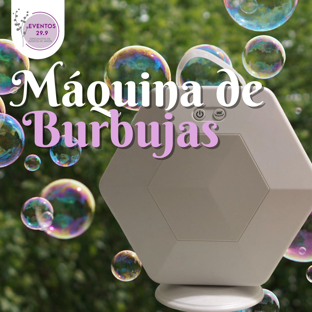 Alquiler de máquina de burbujas 360