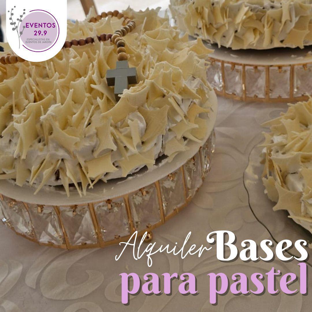 Alquiler de bases para pastel