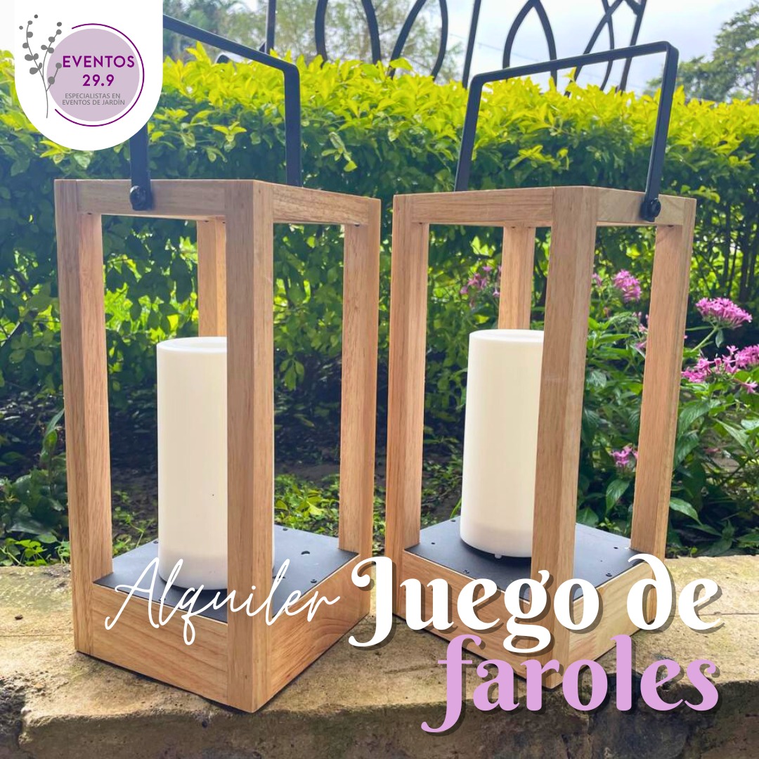 Alquiler de juego de faroles